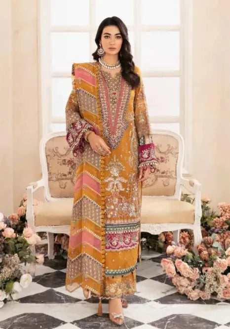 Elaf Celebration Handwork - ECH-01 KIARA - 03 Piece Unstitched