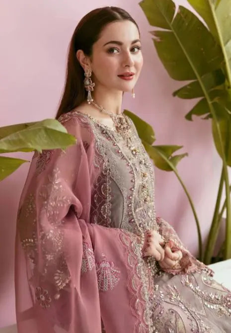 Elaf Celebrations Luxury Handwork Unstitched Suit ECC-1- EXQUISITE