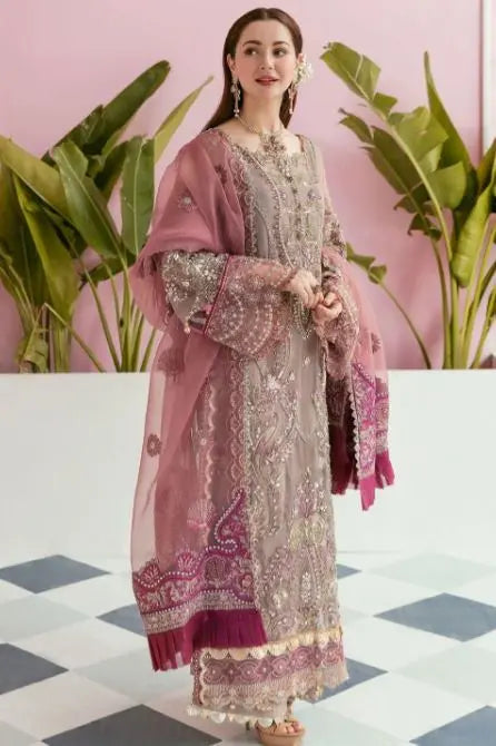 Elaf Celebrations Luxury Handwork Unstitched Suit ECC-1- EXQUISITE