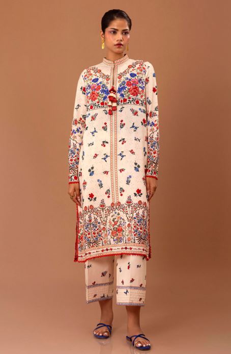 Sana Safinaz Mahay Winter Collection Unstitched - 2 Piece H243-011A-2C Brand & Cottage by W/F