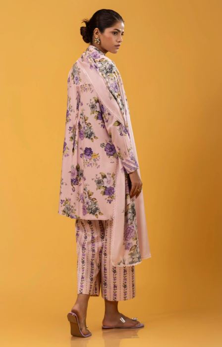 Sana Safinaz Mahay Winter Collection Unstitched - 3 Piece H243-014B-3DA Brand & Cottage by W/F