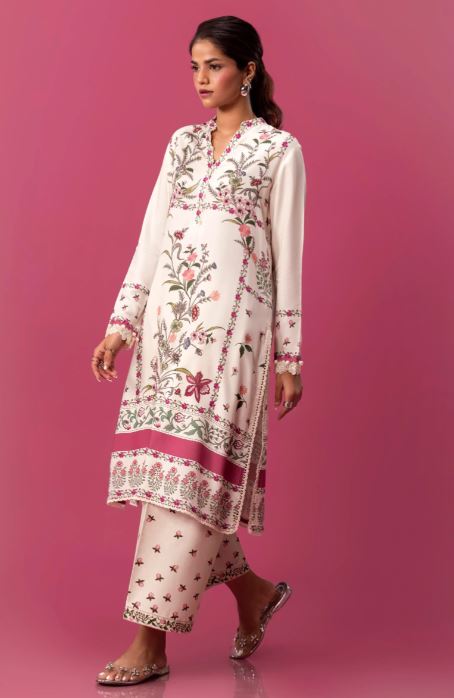 Sana Safinaz Mahay Winter Collection Unstitched - 2 Piece H243-007A-2AC Brand & Cottage by W/F